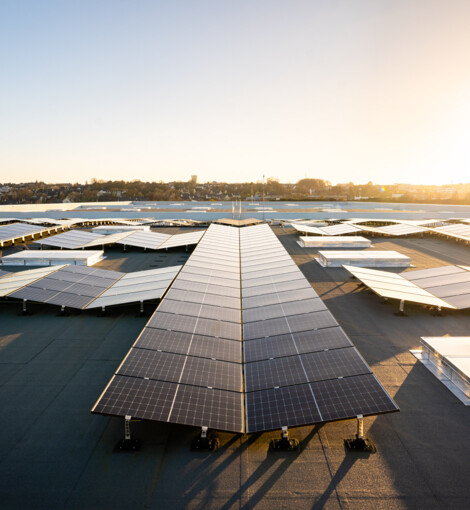 Visuel d'une installation photovoltaïque