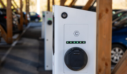 Visuel d'une borne de recharge